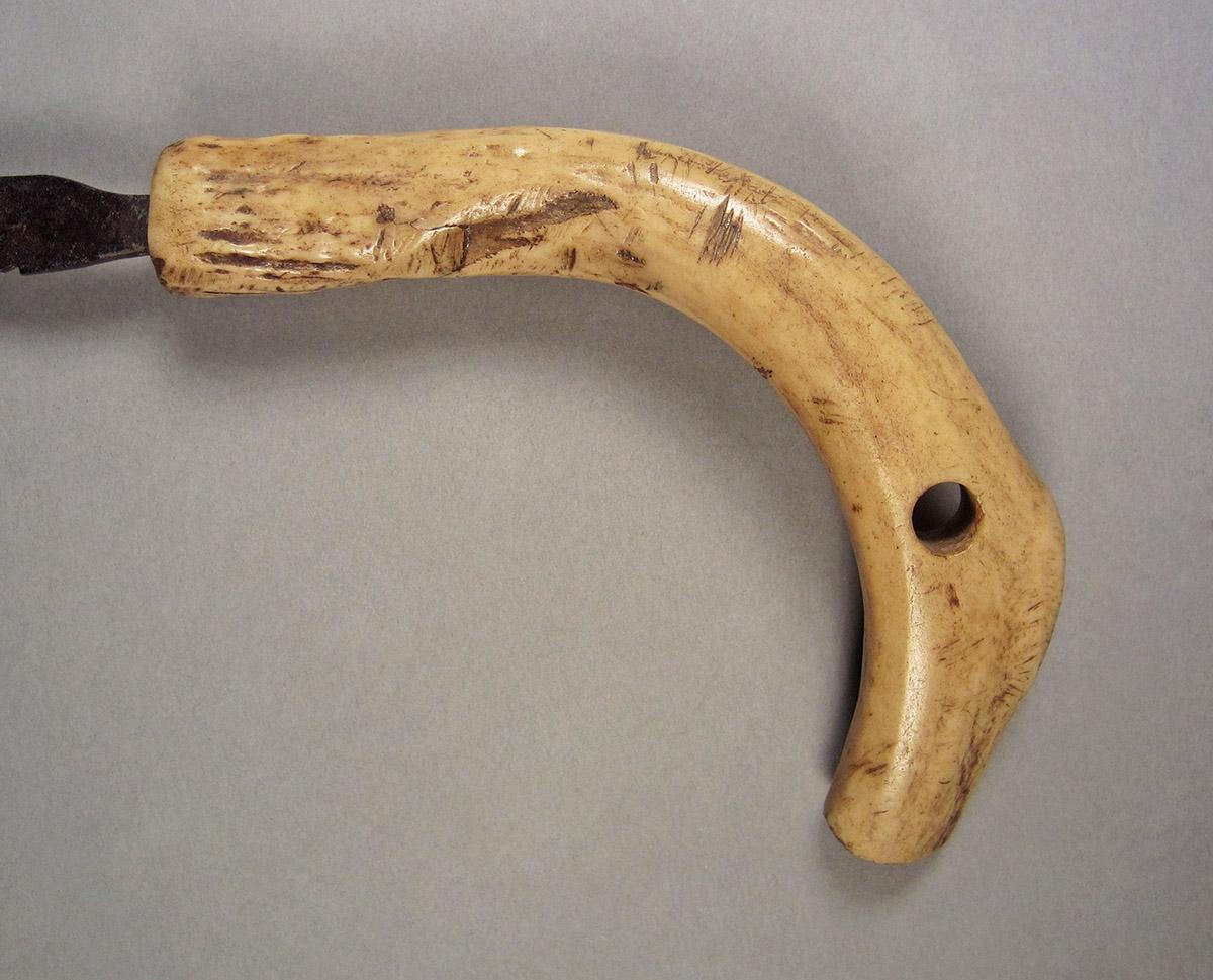 1957.0026.215, Keyhole saw, handle side 2