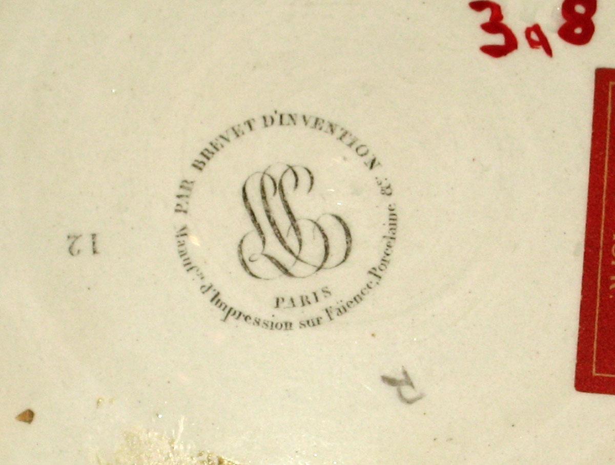 1967.0516 Pearlware punch bowl (mark)