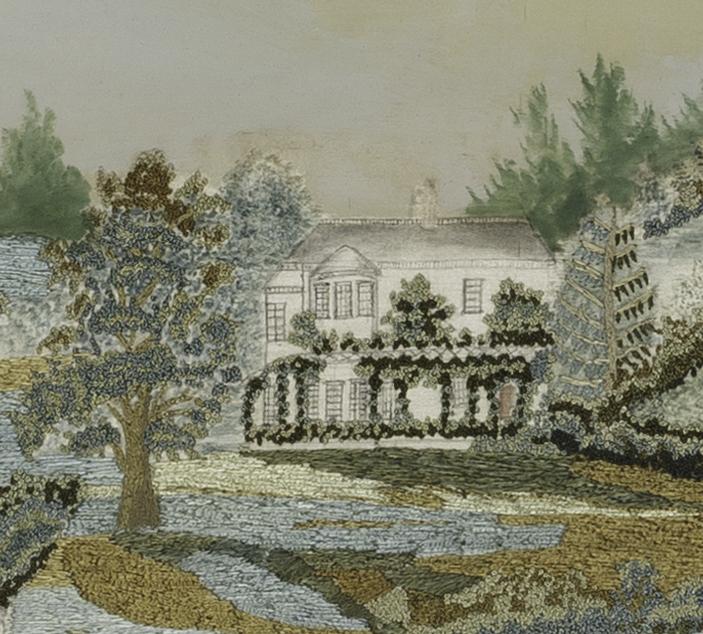 1967.0528 A Needlework Picture, Detail 9