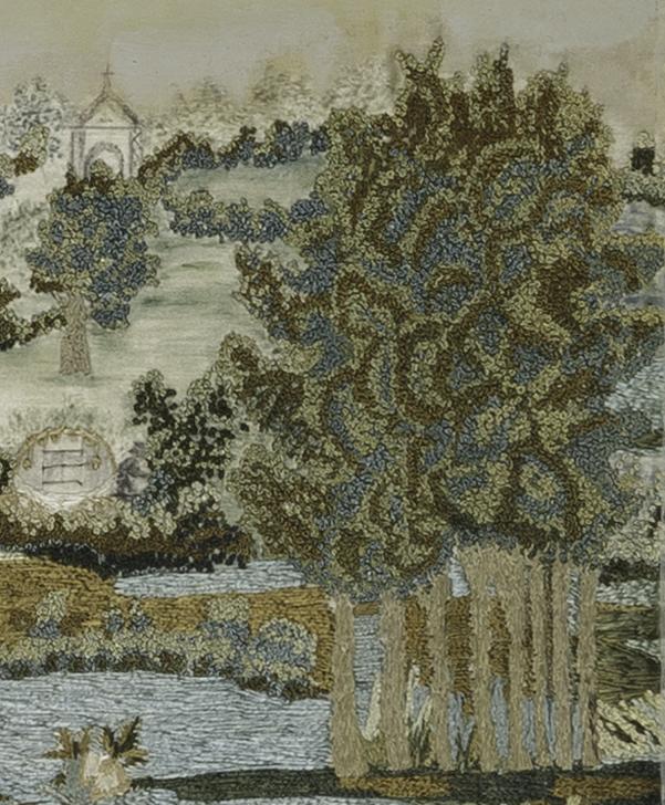 1967.0528 A Needlework Picture, Detail 10