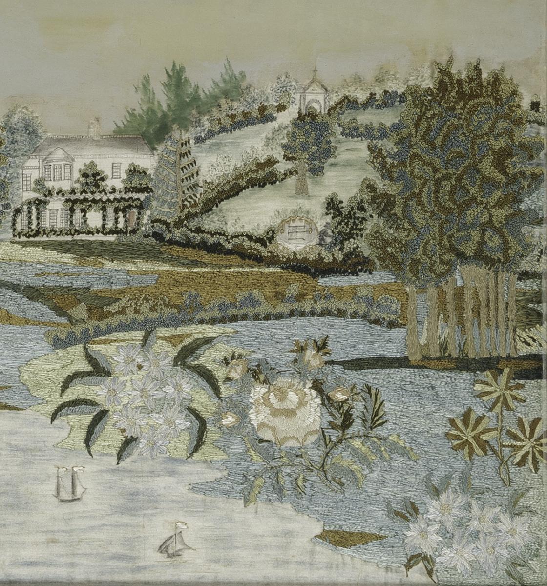 1967.0528 A Needlework Picture, Detail 3