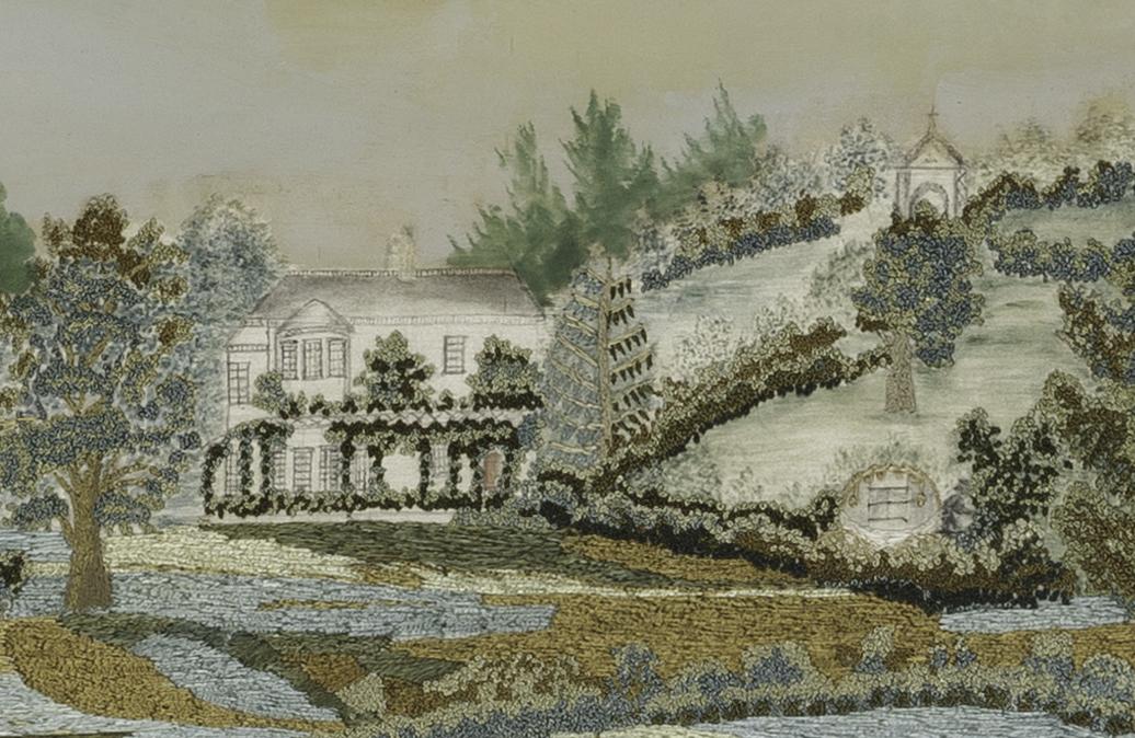 1967.0528 A Needlework Picture, Detail 5