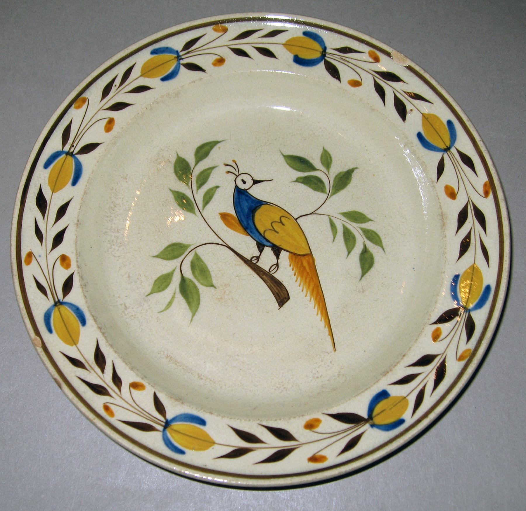 1967.0535 Pearlware plate