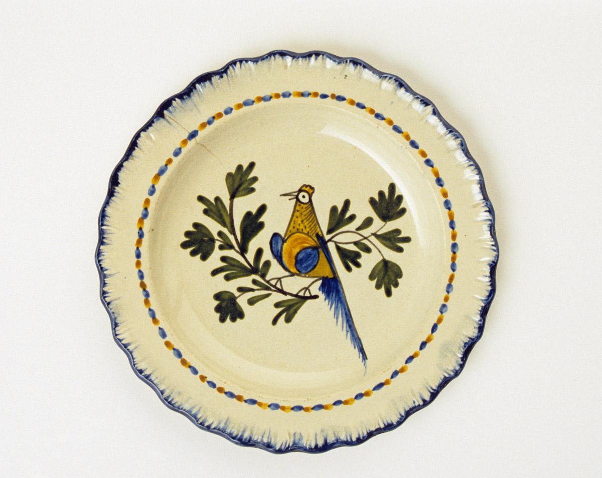 1967.0536 Pearlware plate