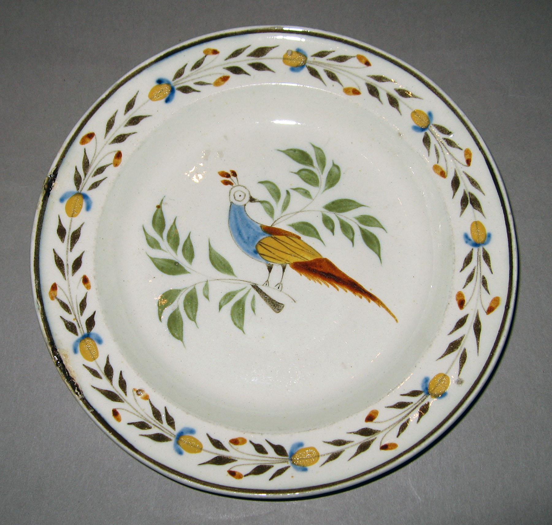 1967.0540.002 Pearlware plate