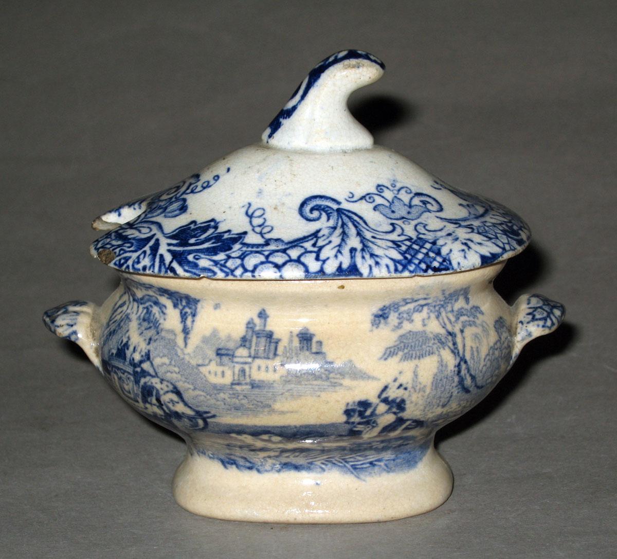 1967.0572 A, B Pearlware tureen