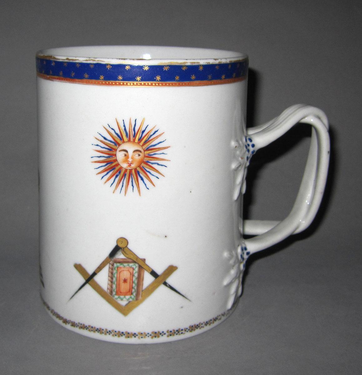 1967.0581 Porcelain mug face one