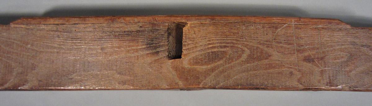 1957.0026.228 A-C, Jointer plane, mouth detail