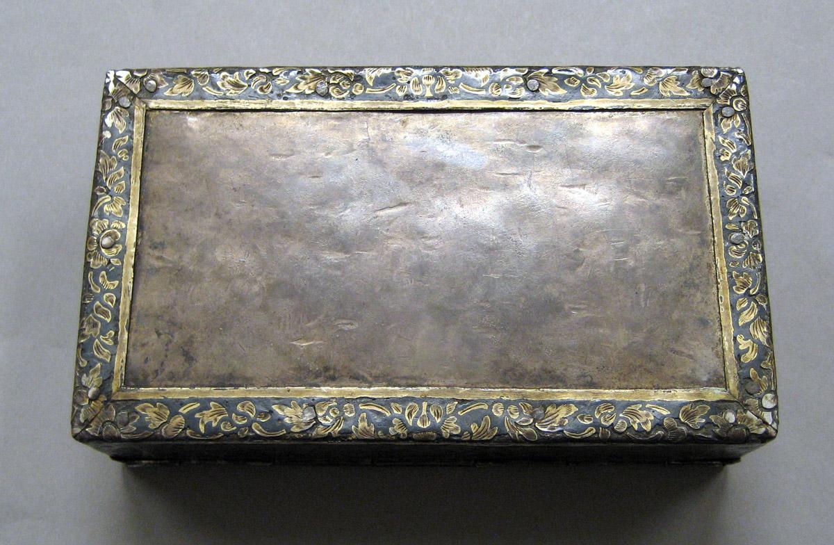 1967.0608 Silver and Brass Box underside