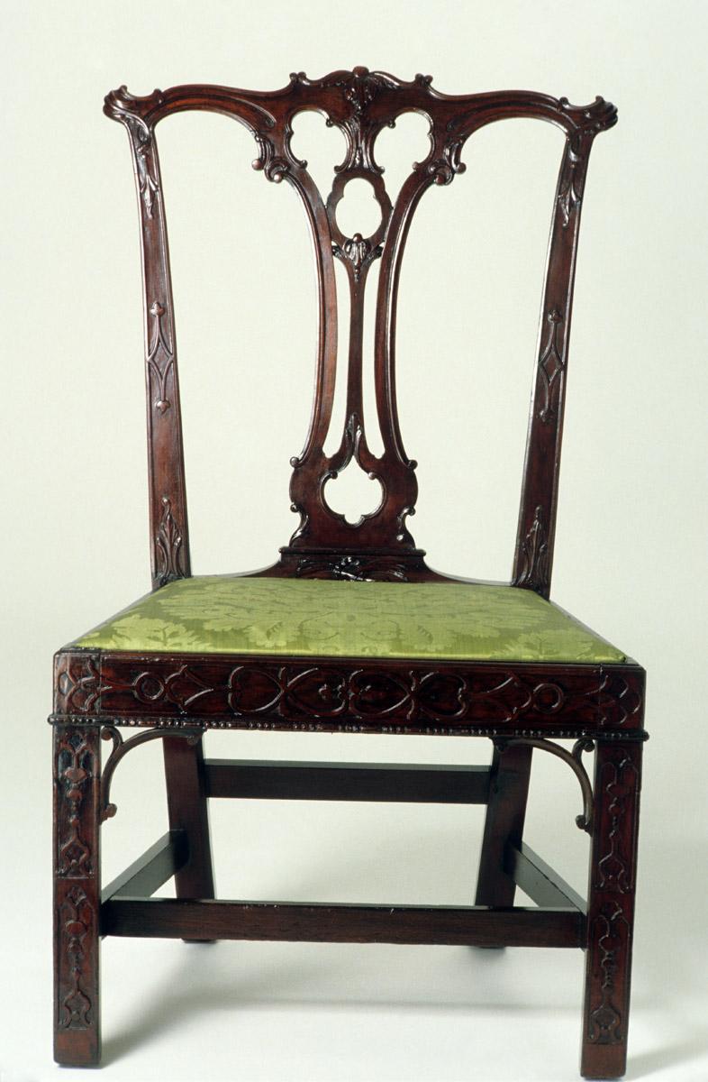 1967.0610.001 chair with  1984.0617.003 seat view 1
