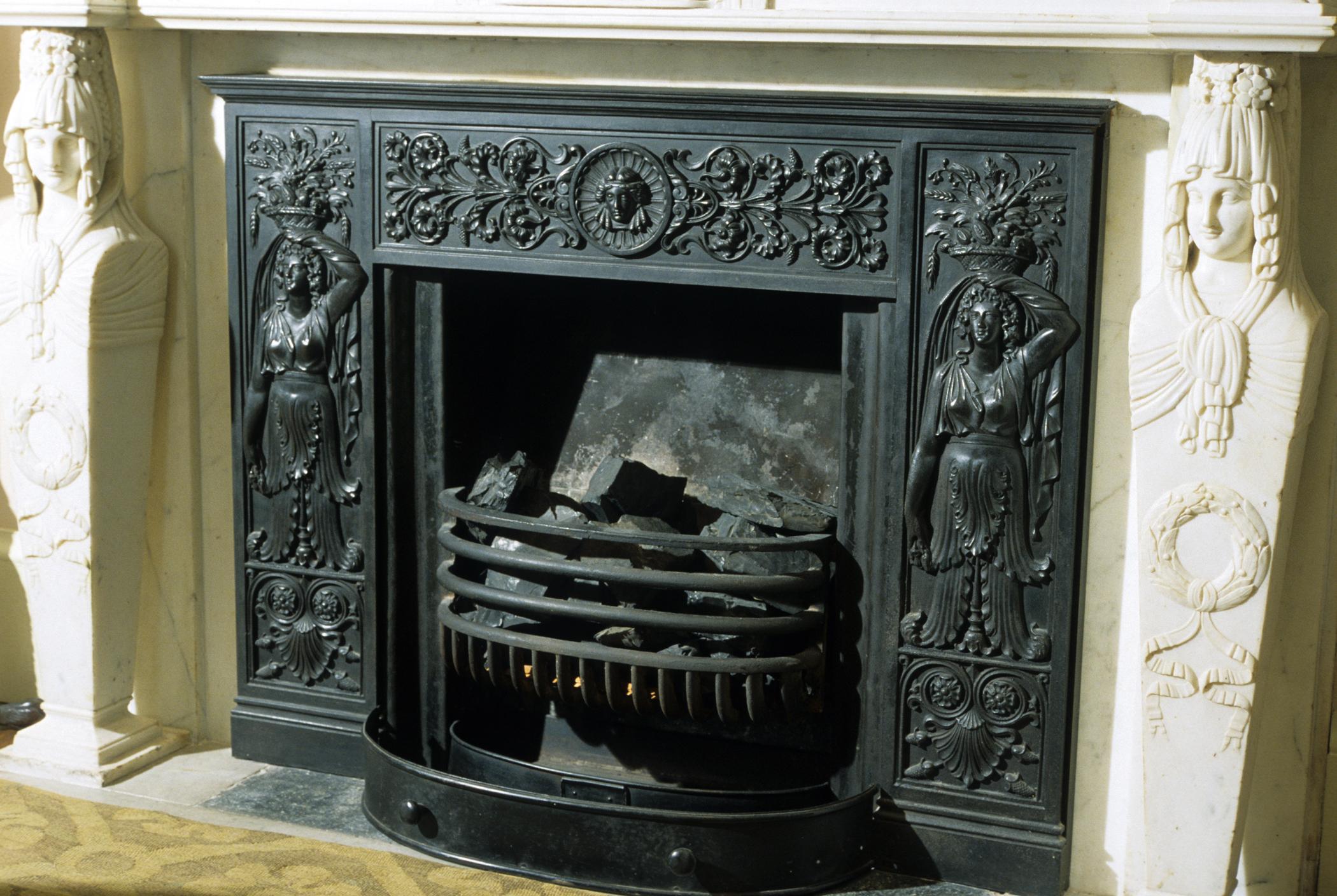 1967.0612 A- C Fireplace insert, view 1