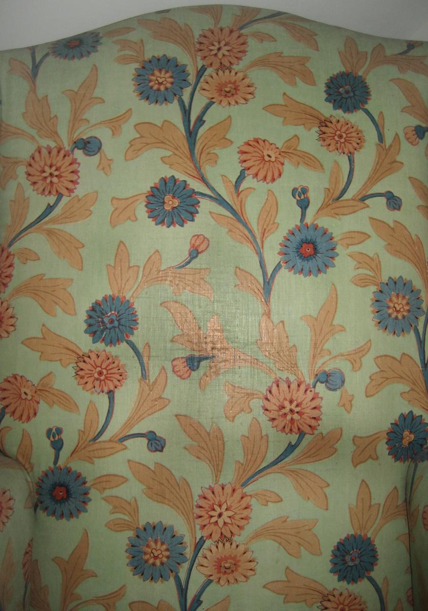 1967.0734 Easy chair fabric repeat