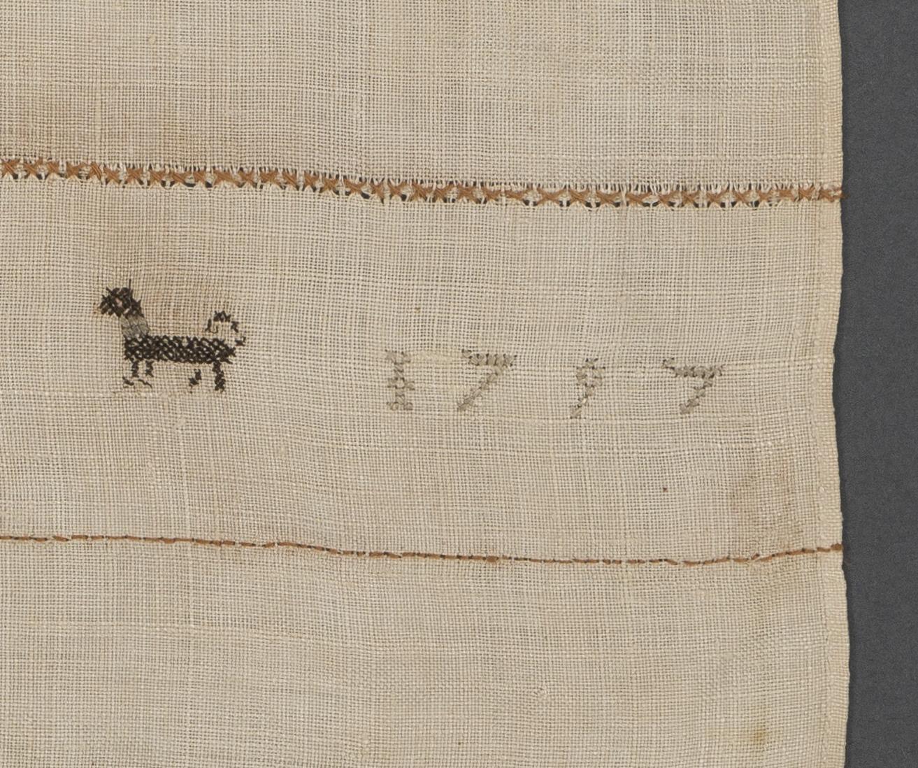 1967.0759 Towel, detail 13