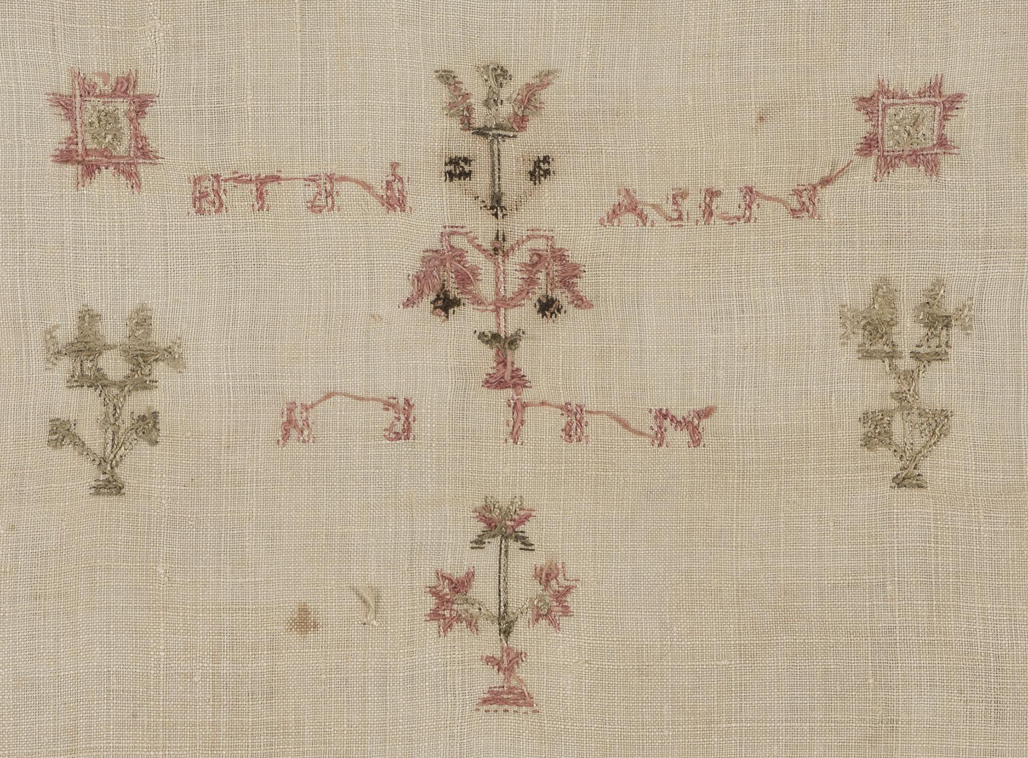 1967.0759 Towel, reverse, detail 2