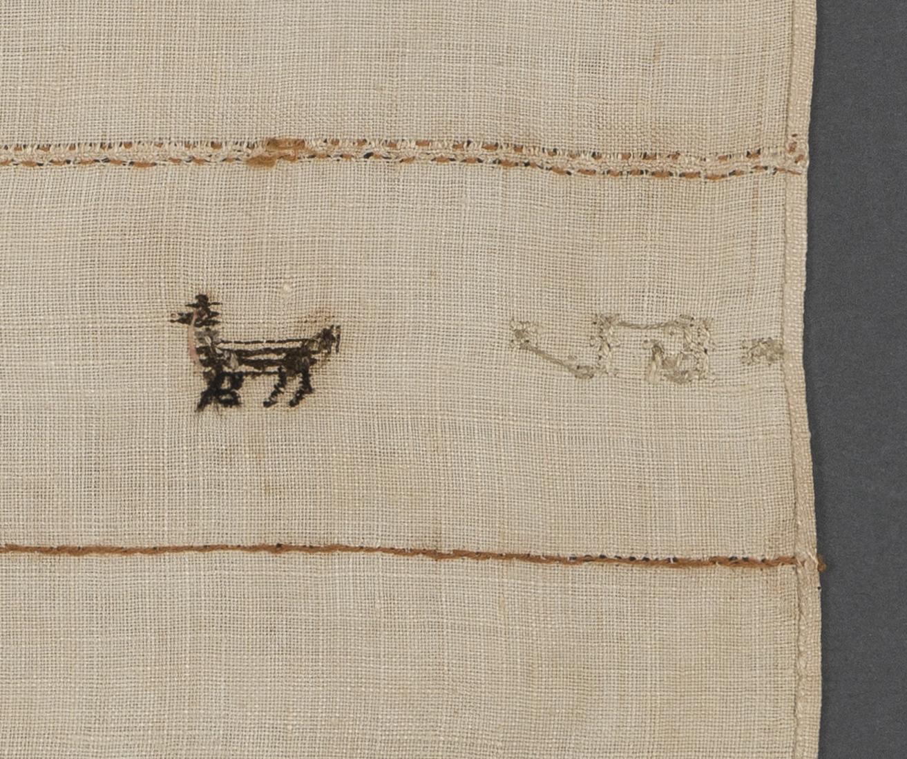 1967.0759 Towel, reverse, detail 11