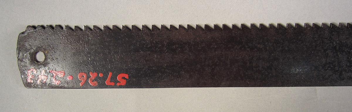 1957.0026.243 Saw blade, edge detail