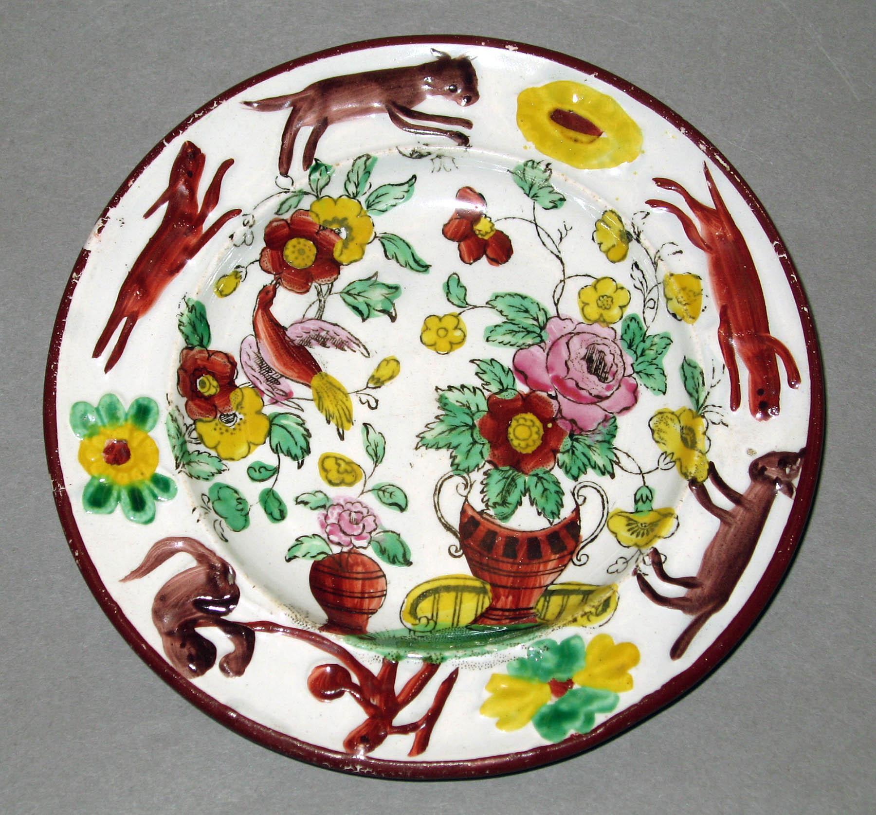 1967.0806 Molded pearlware cup plate
