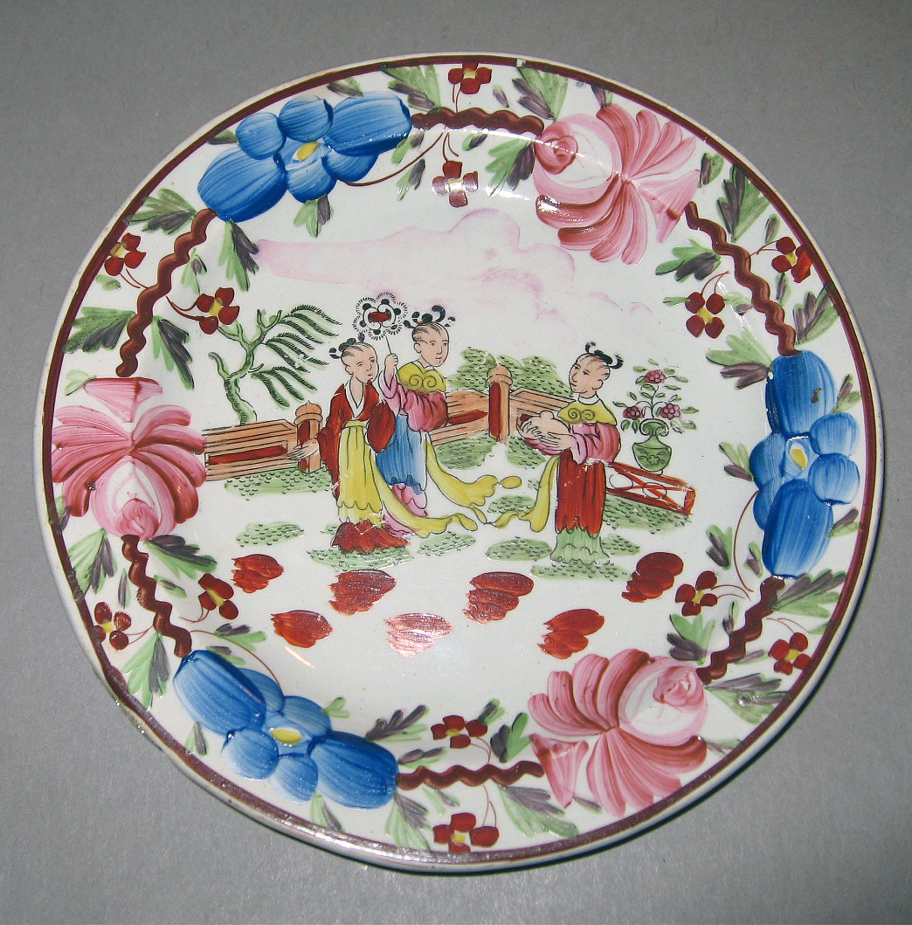 1967.0817 Pearlware plate