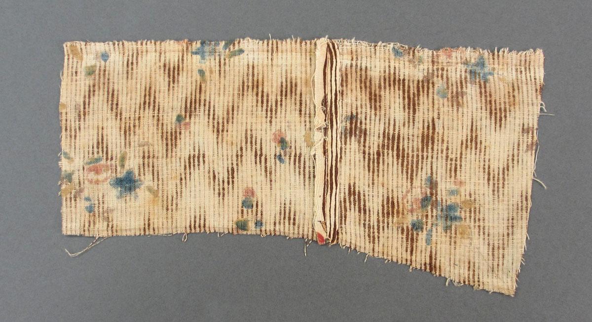 1967.0836 Textile, printed reverse
