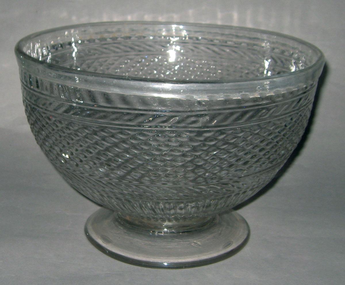 1967.0849 Lead glass punch bowl