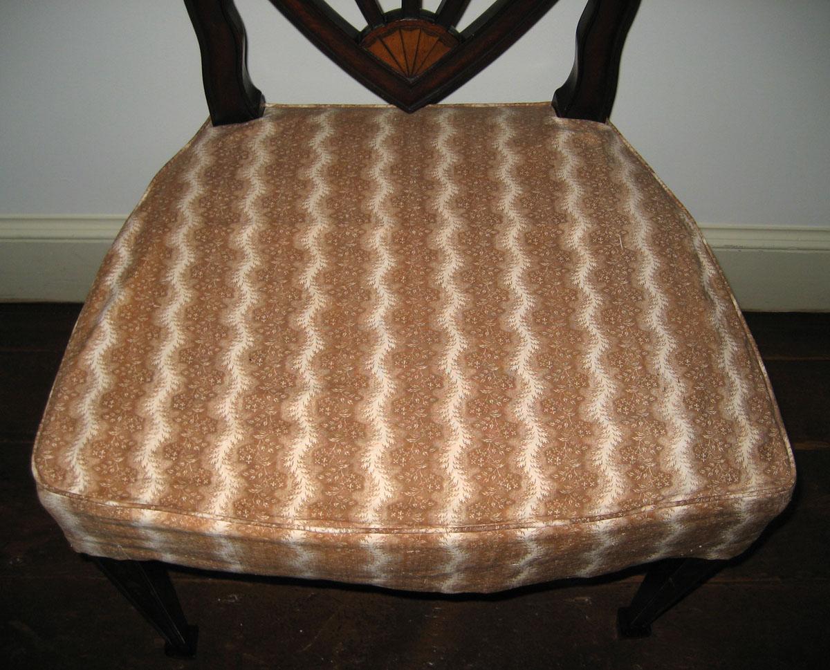 1951.0035 Chair and seat cover detail