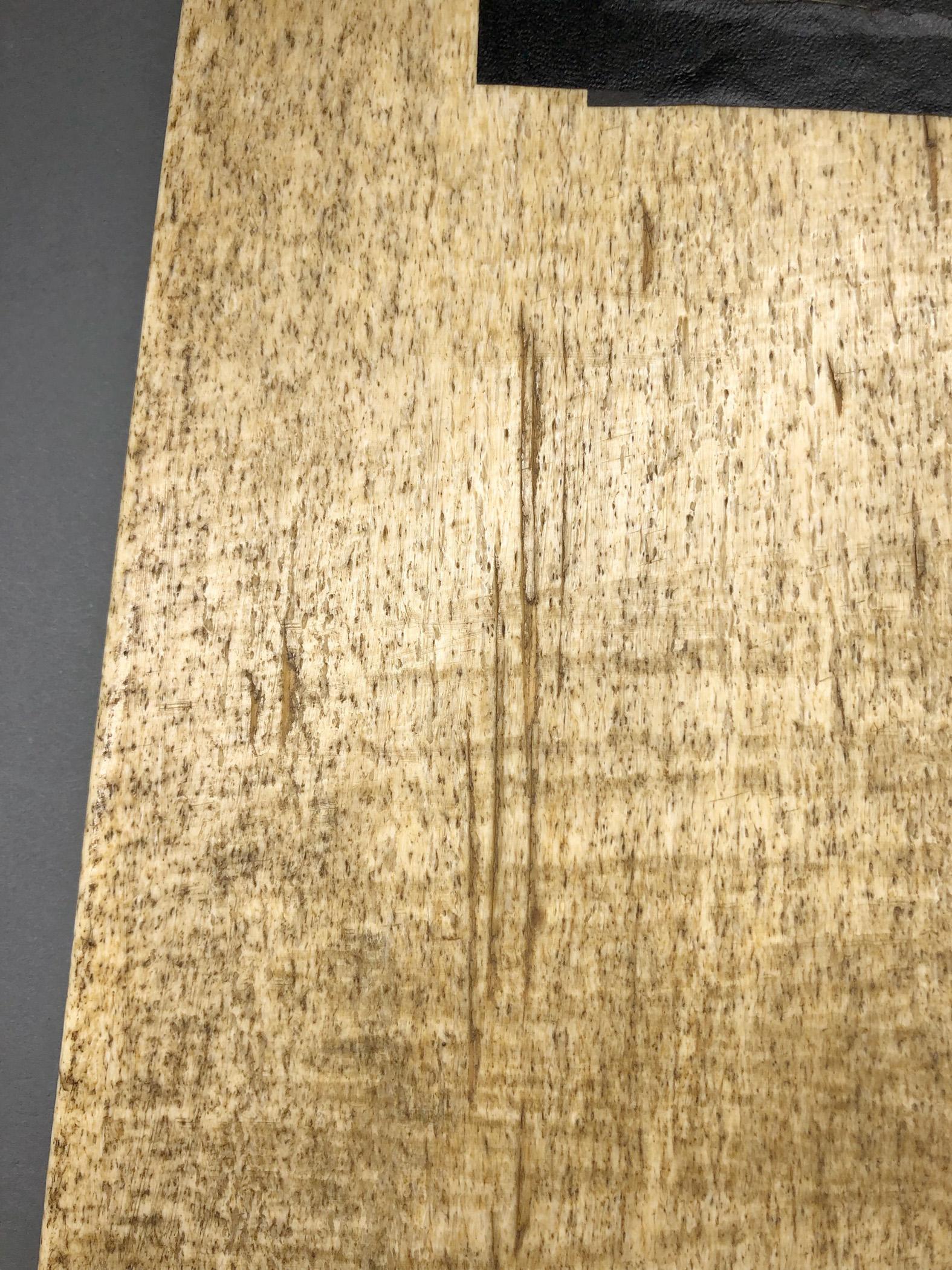 1967.0888 Plaque, Scrimshaw picture, view18 Reverse detail