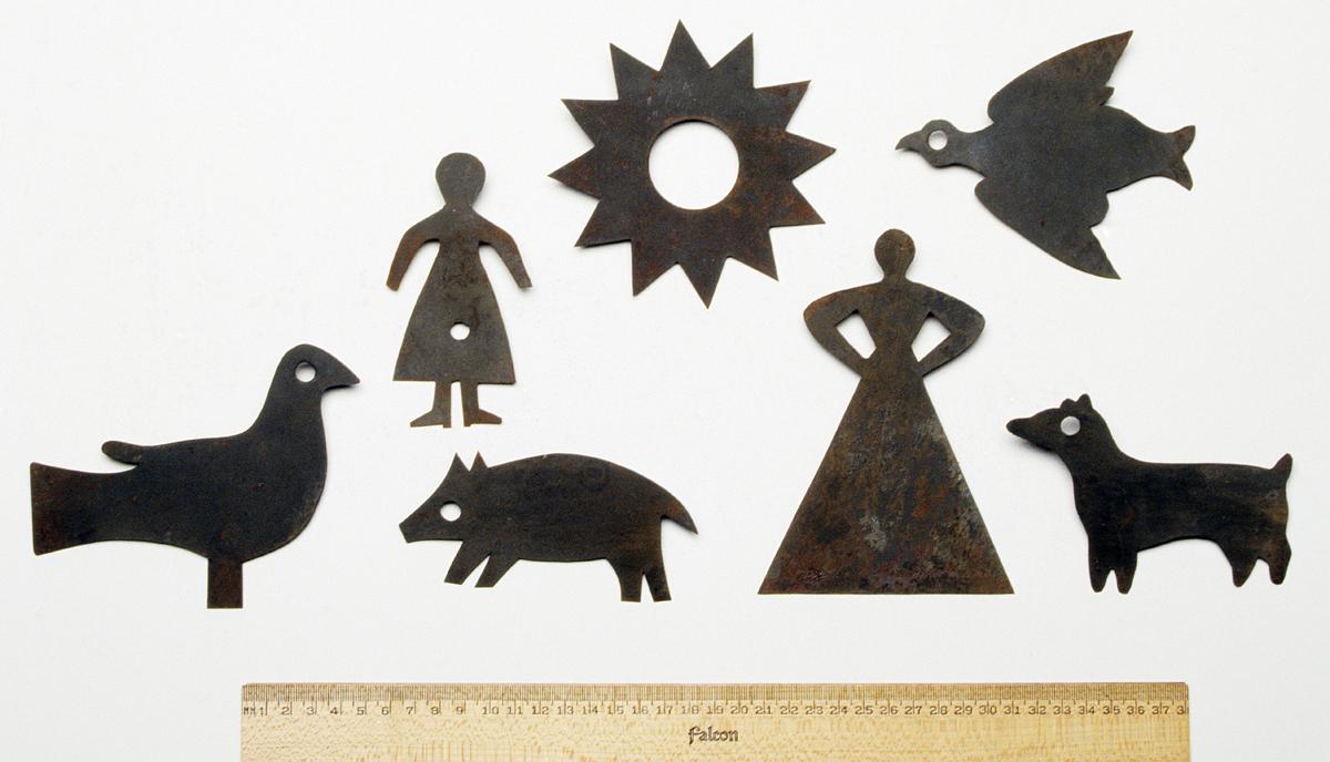 1967.0891 A, B Tinsmith's Patterns