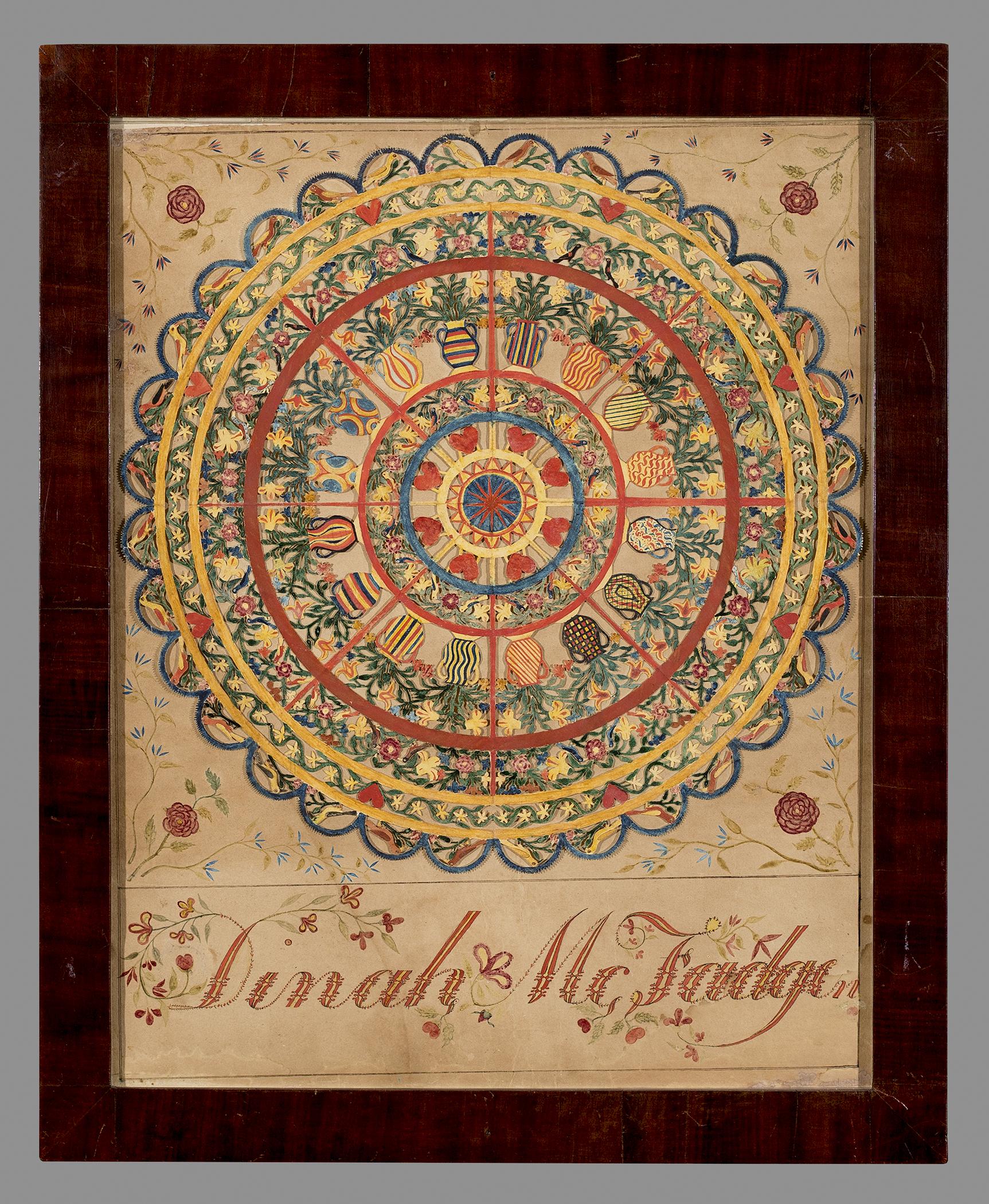 1967.0895 A Fraktur, B Frame, view 1