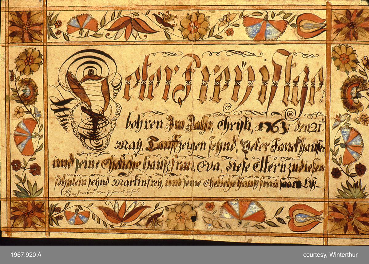 1967.0920 Fraktur