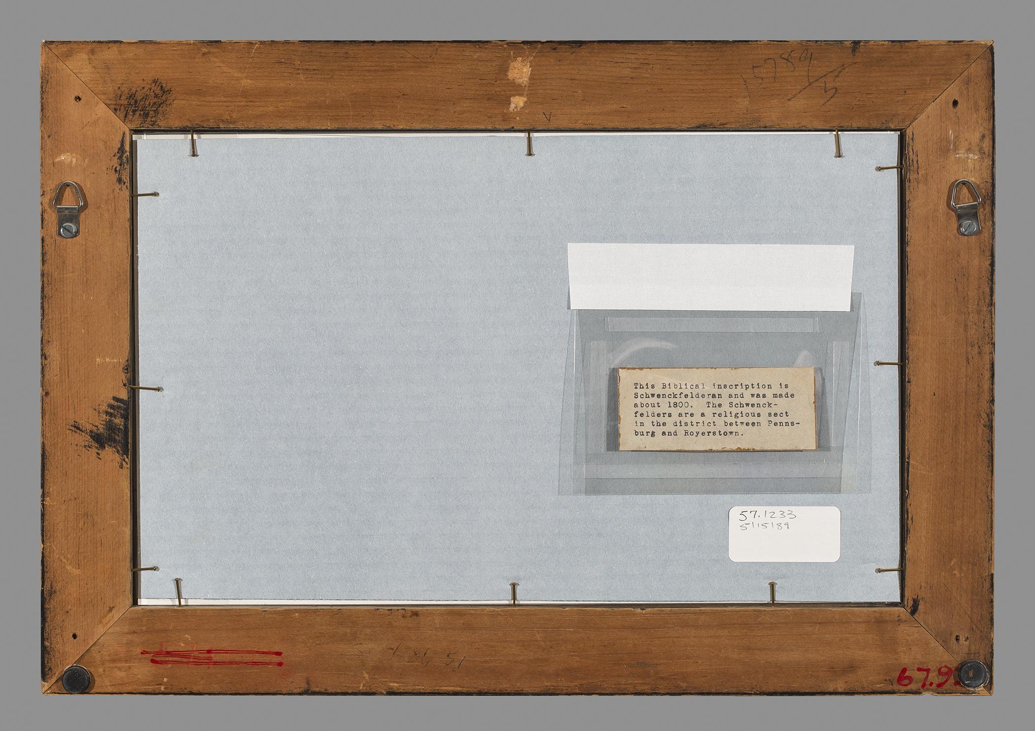 1967.0923 Frame, view 1, reverse