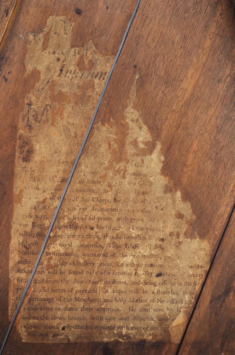 1967.0934 B Octant box, detail