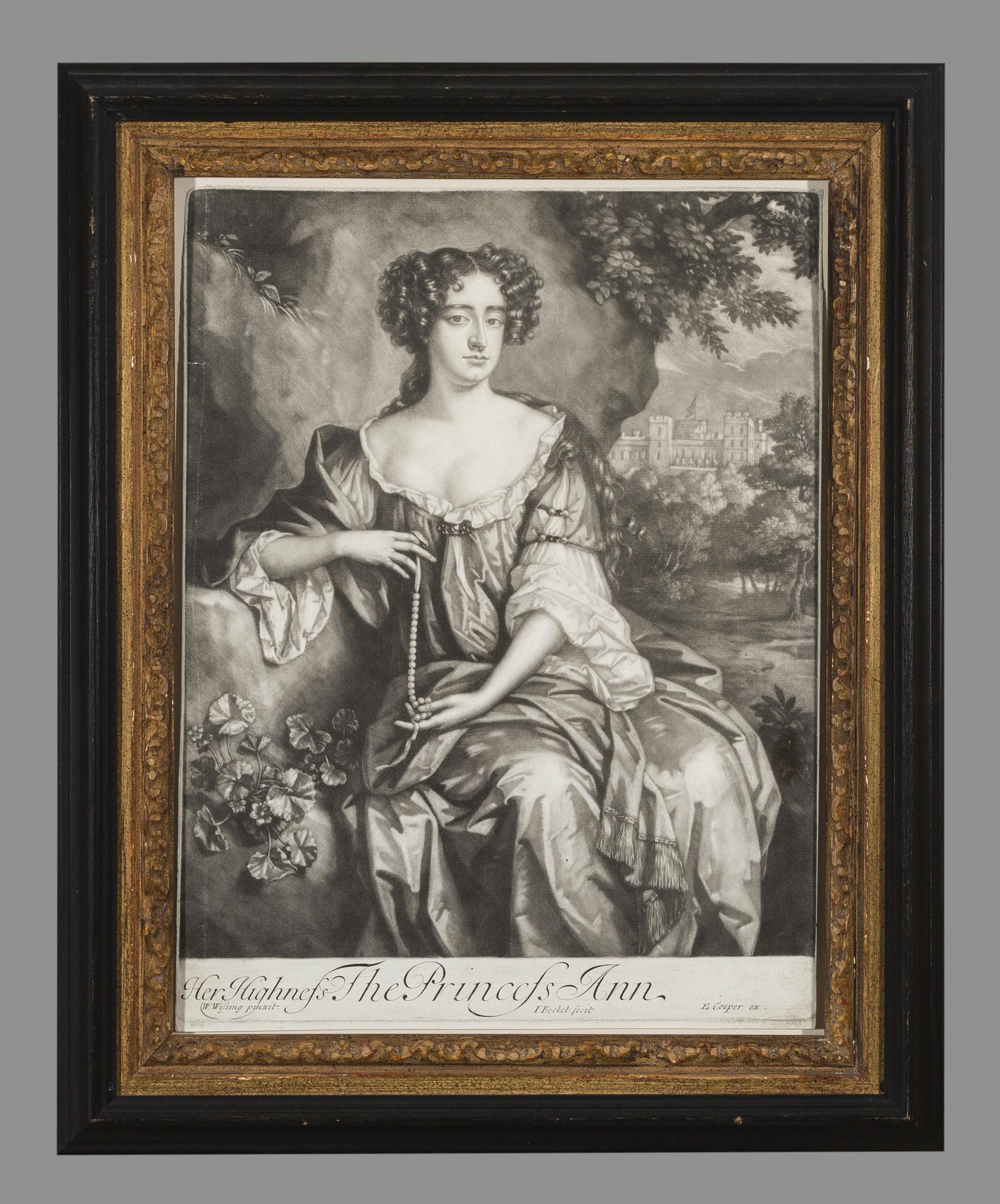1967.0981 A Print, B Frame, view 1