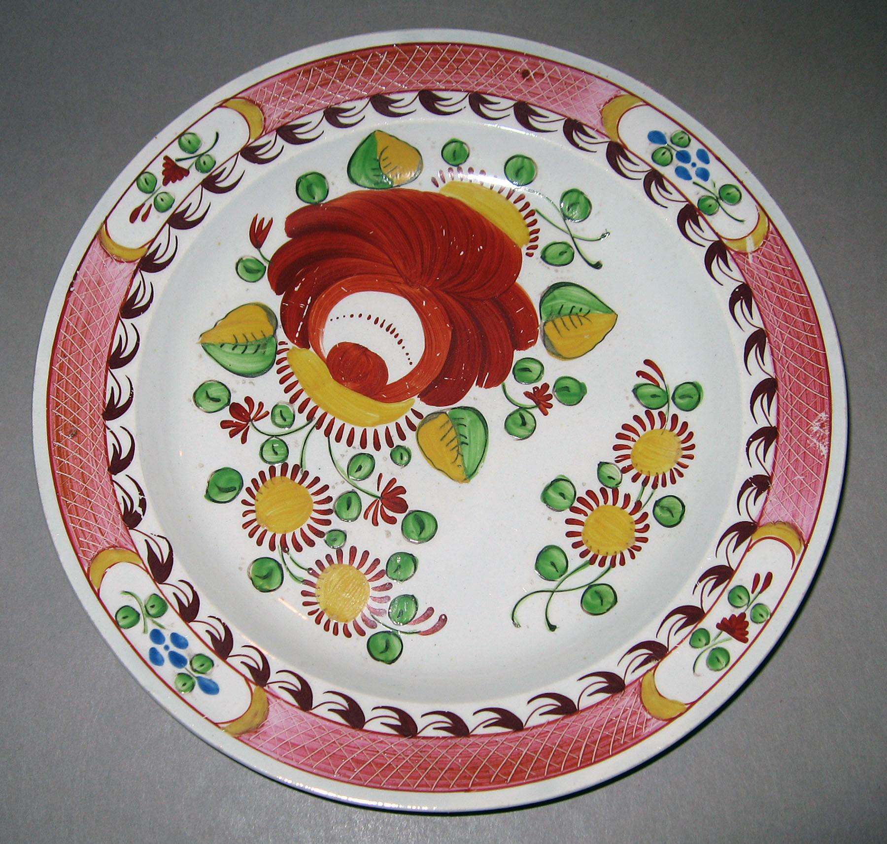 1967.0994.001 Pearlware plate