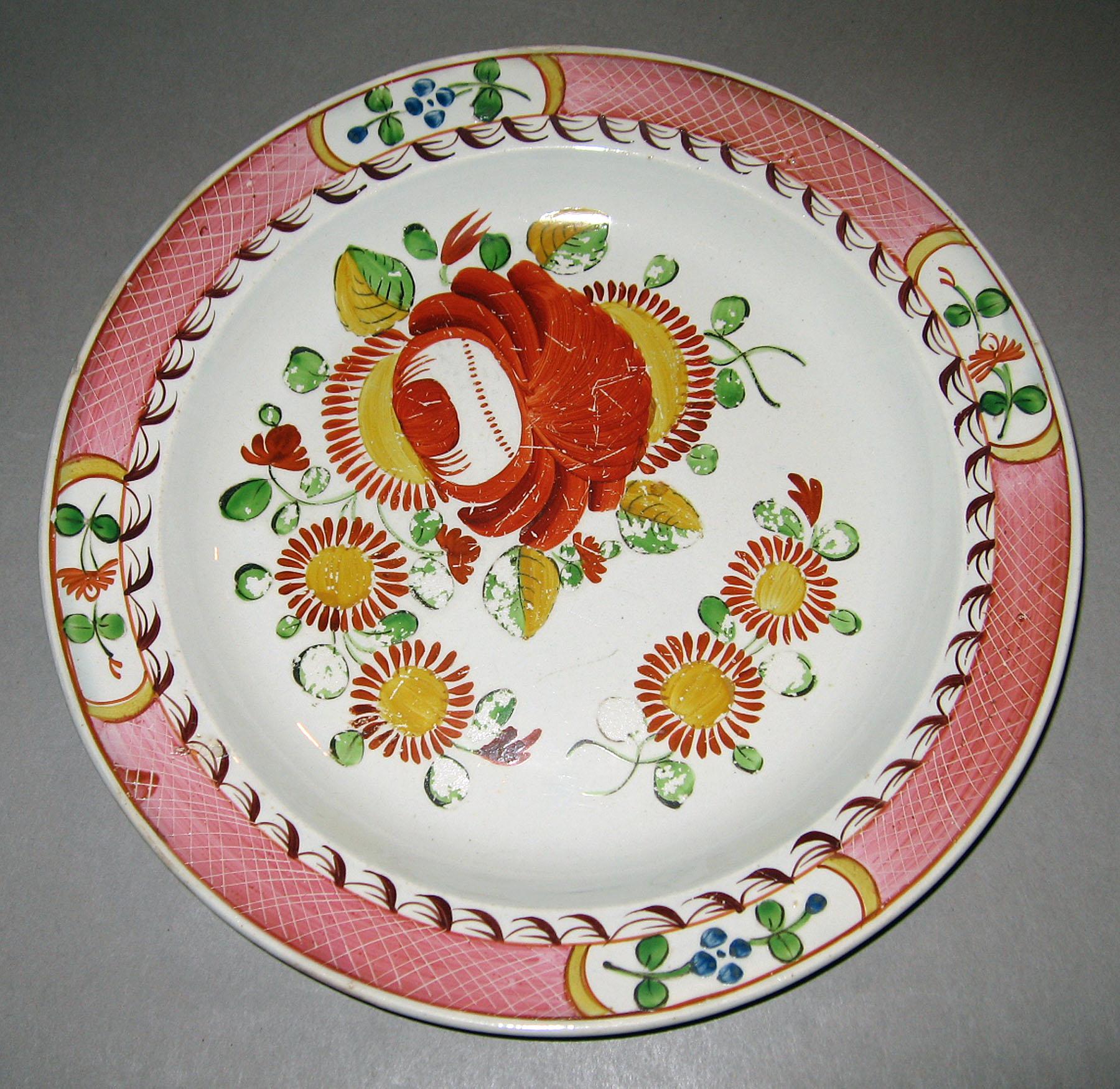 1967.0995 Pearlware plate