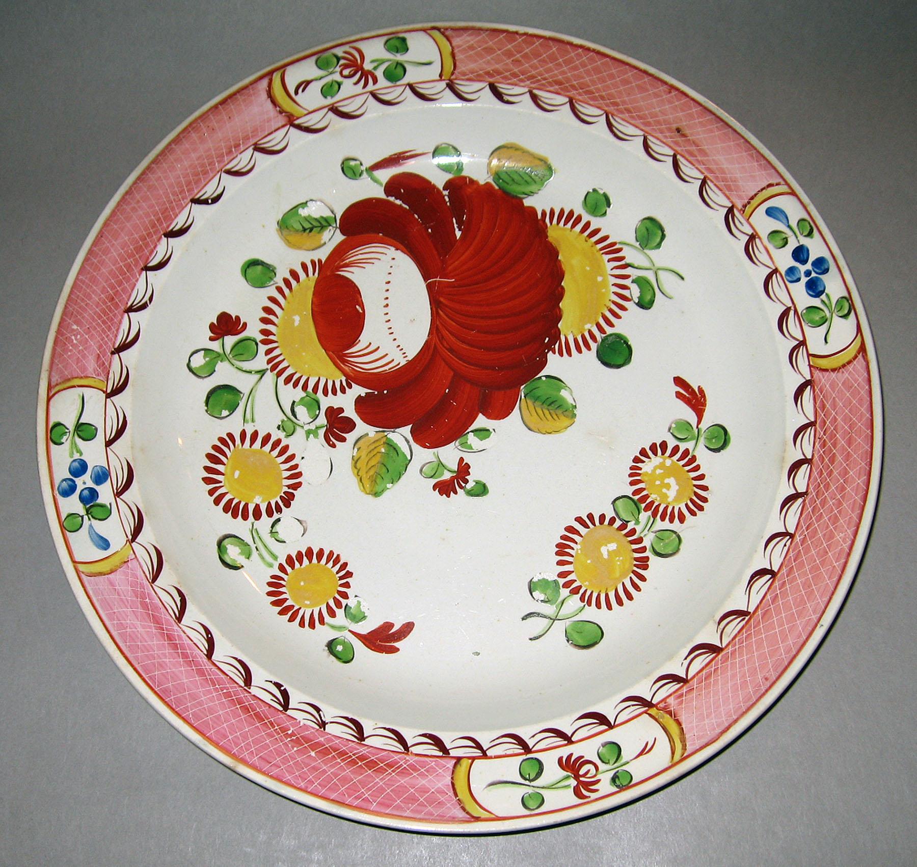1967.0996 Pearlware plate