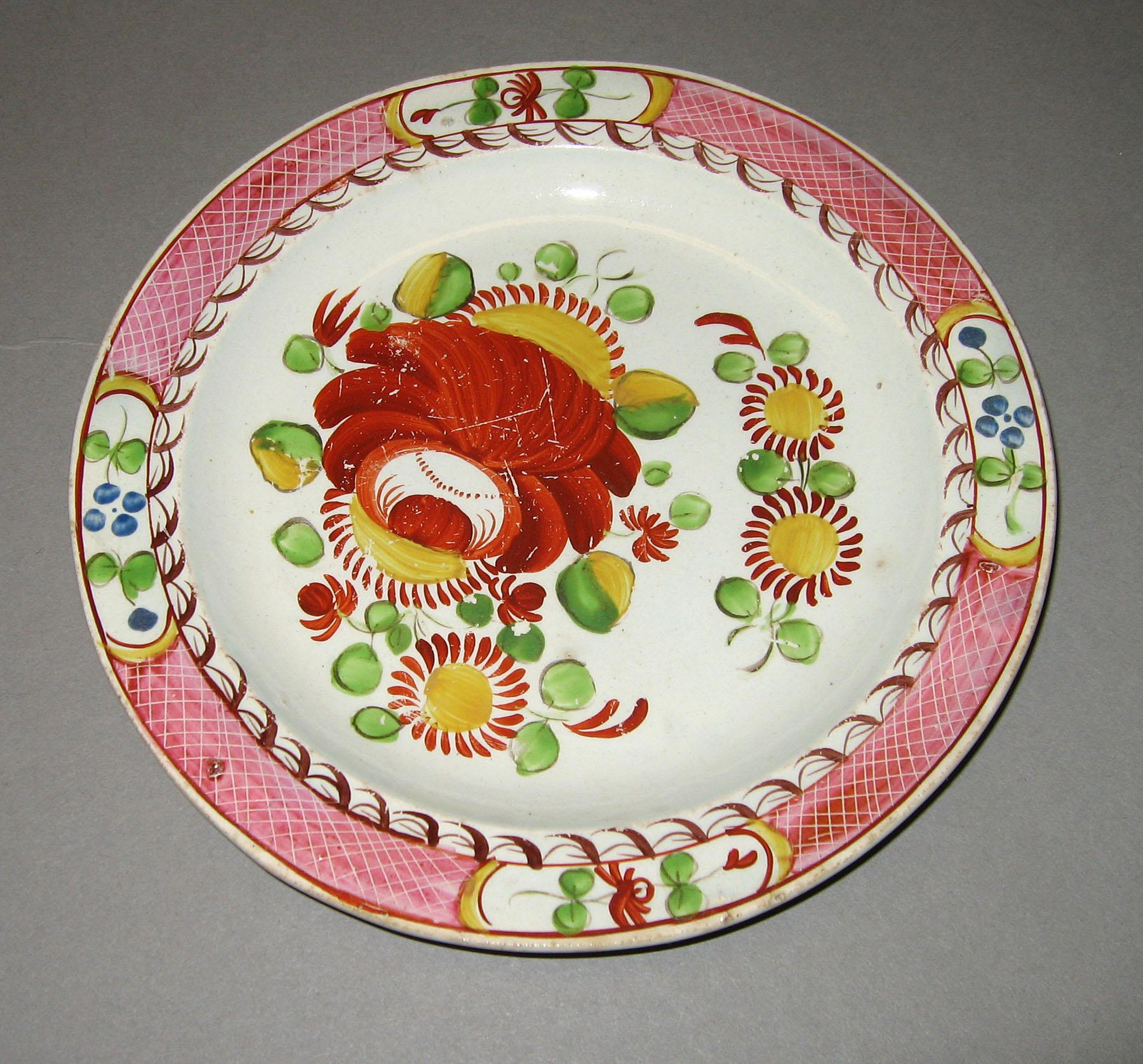 1967.0997.002 Pearlware plate