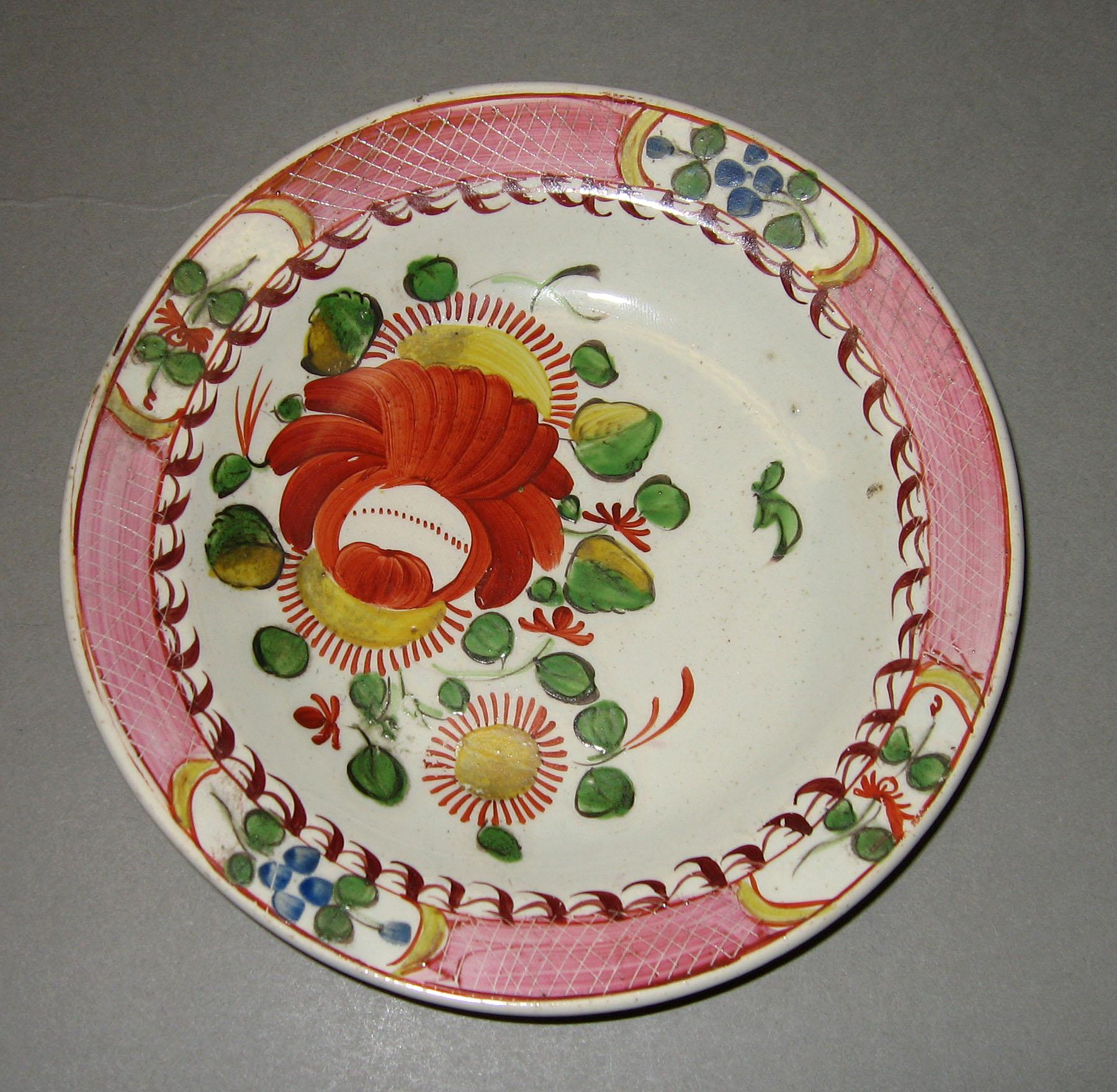1967.0999 King's rose pattern plate