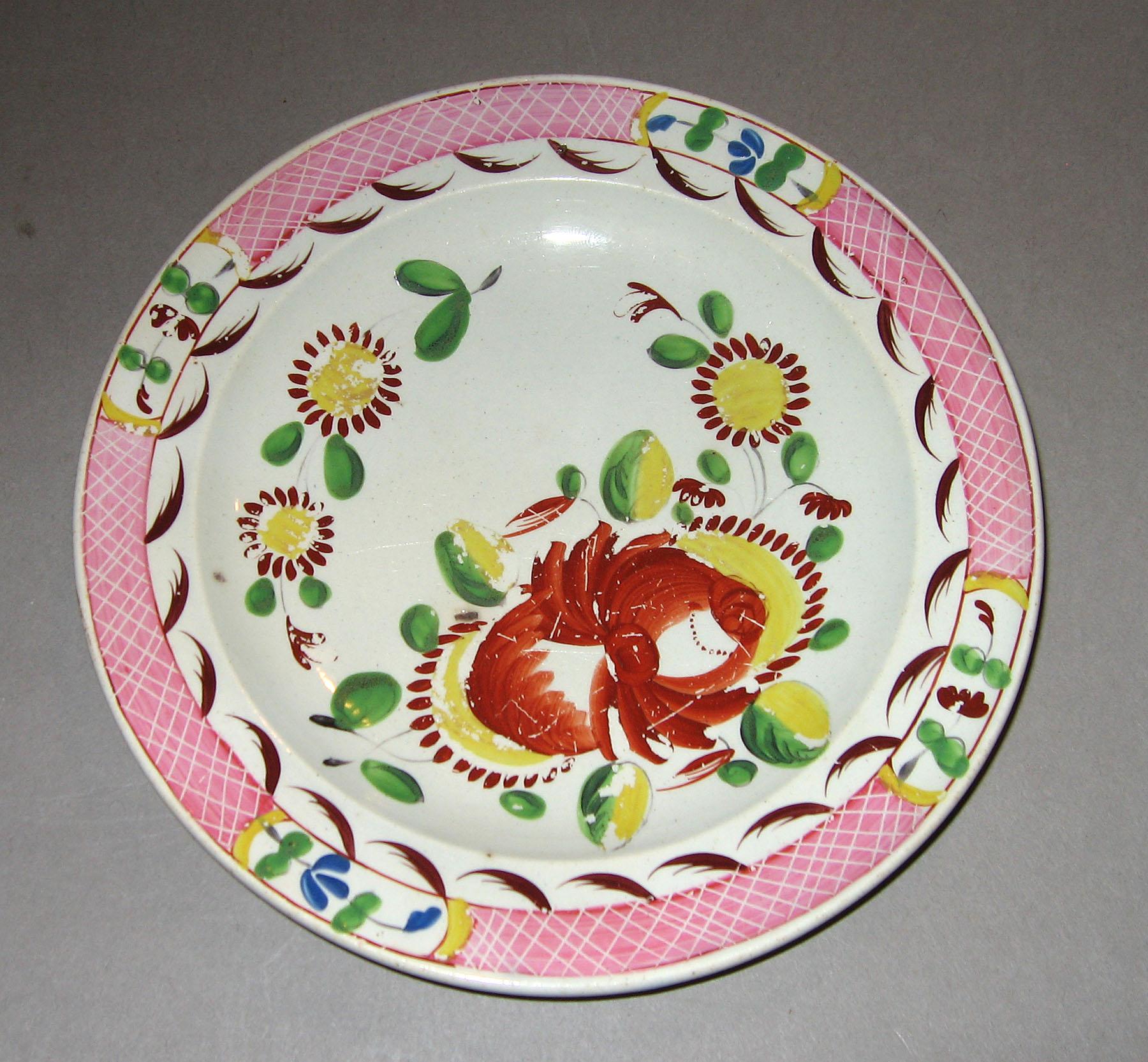 1967.1001 Pearlware plate