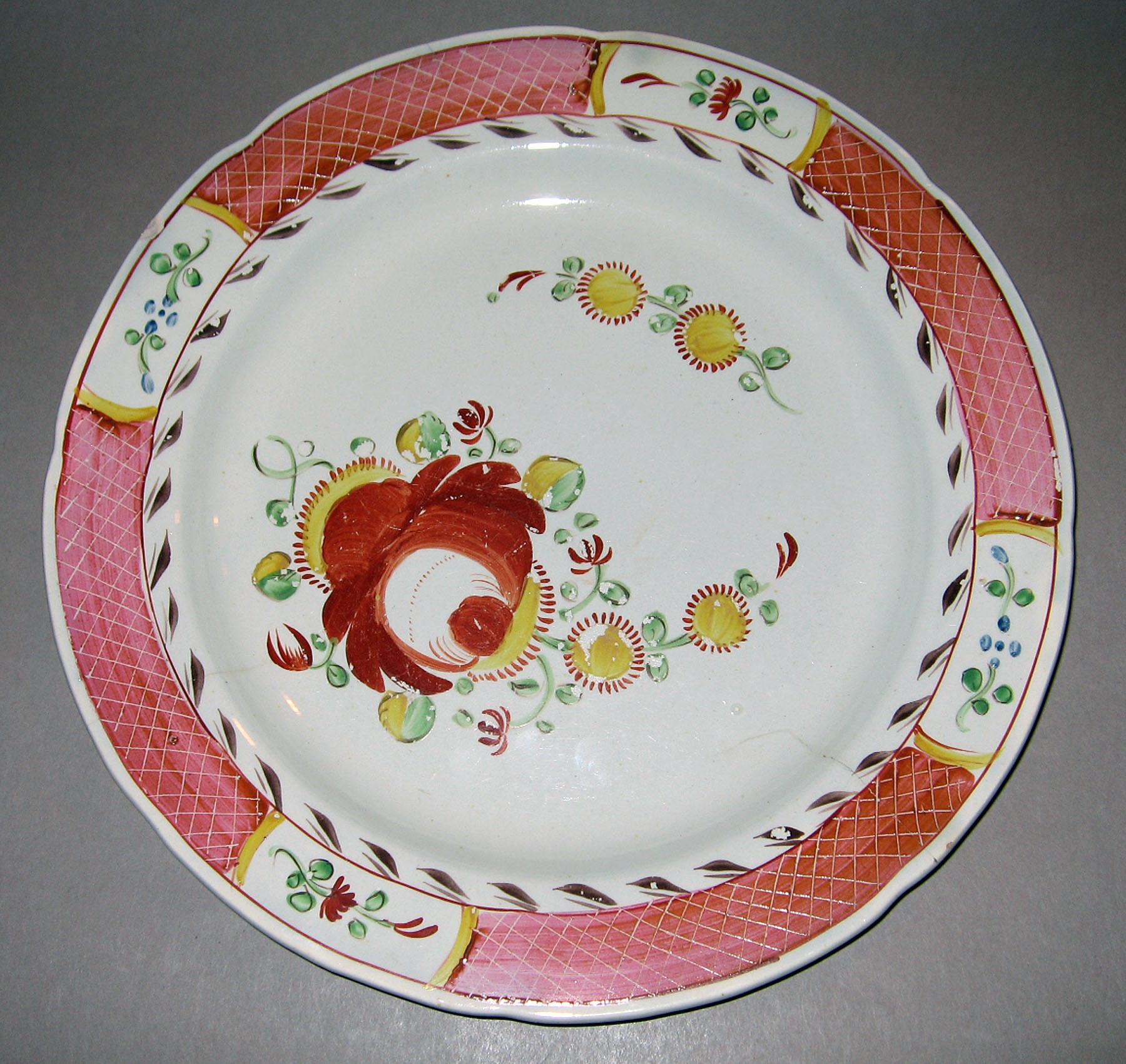 1967.1003.002 Pearlware plate