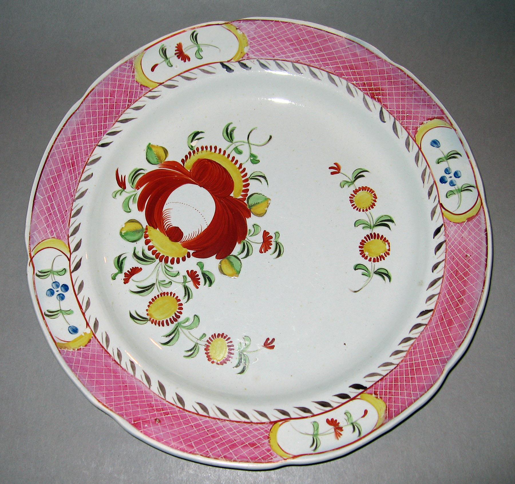 1967.1003.003 Pearlware plate