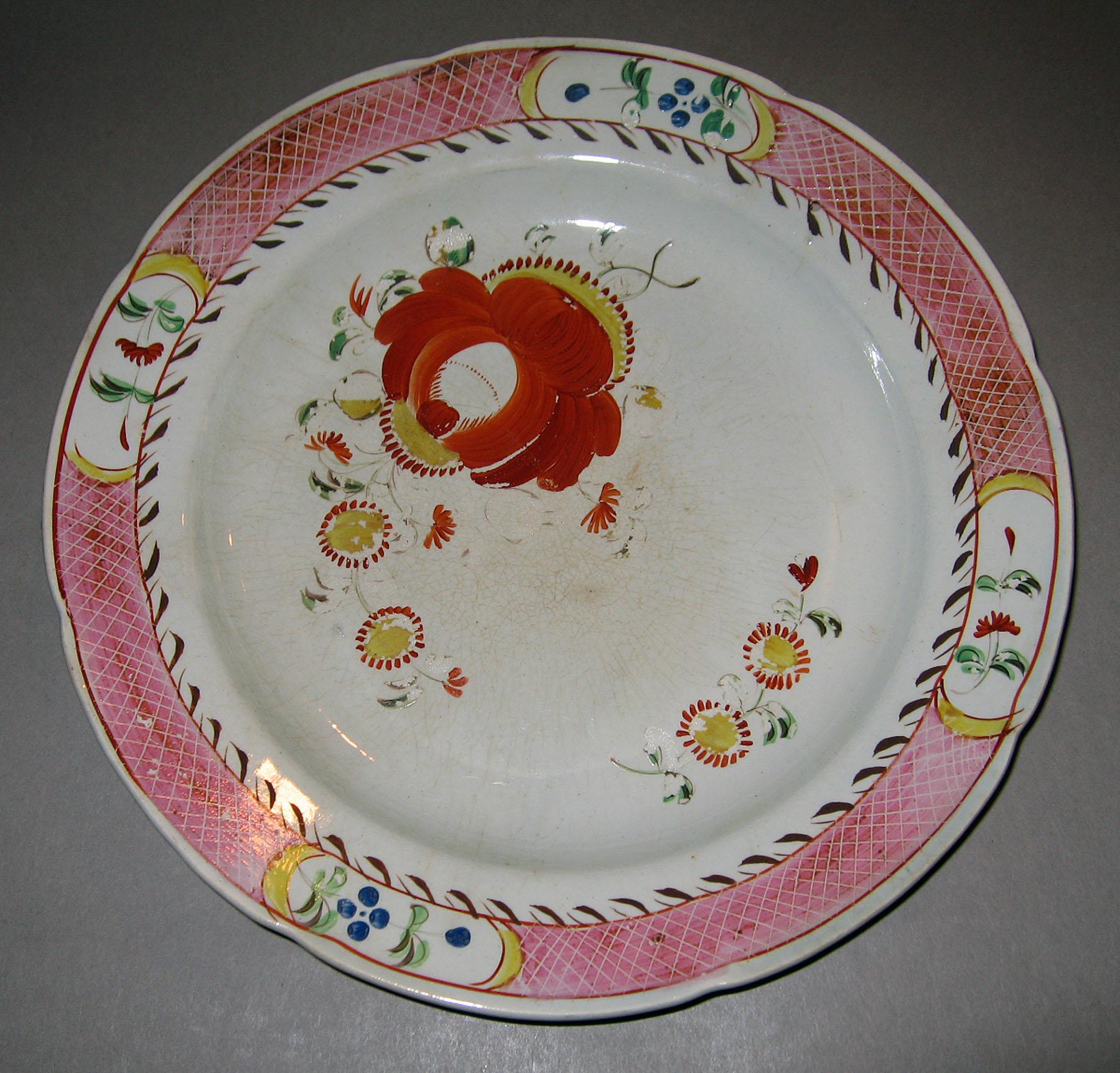 1967.1006 Pearlware plate