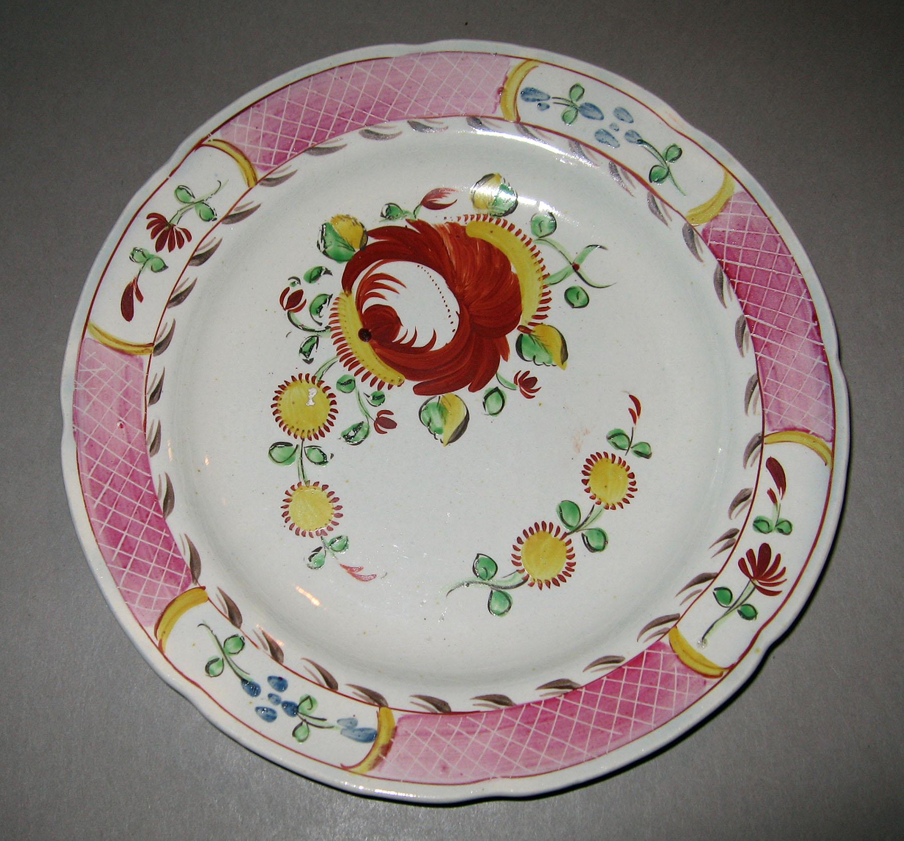1967.1007 Pearlware plate