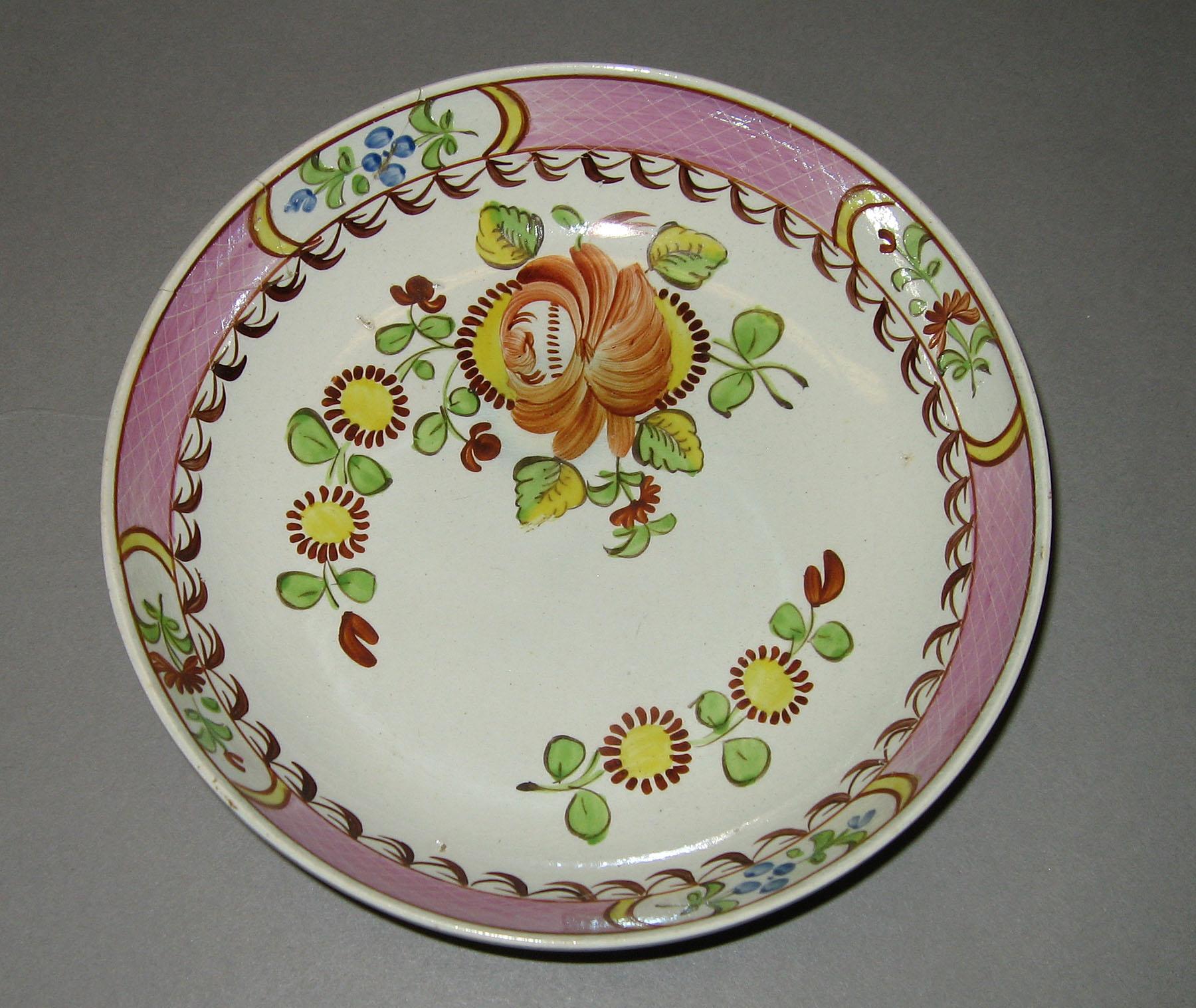 1967.1016 King's Rose pattern saucer