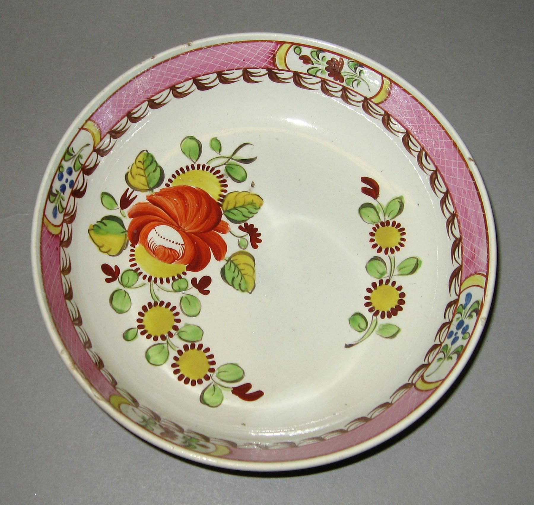 1967.1017 King's Rose pattern saucer