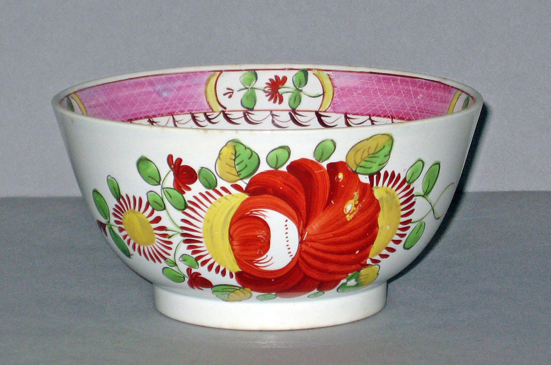 1967.1019 Pearlware slop bowl