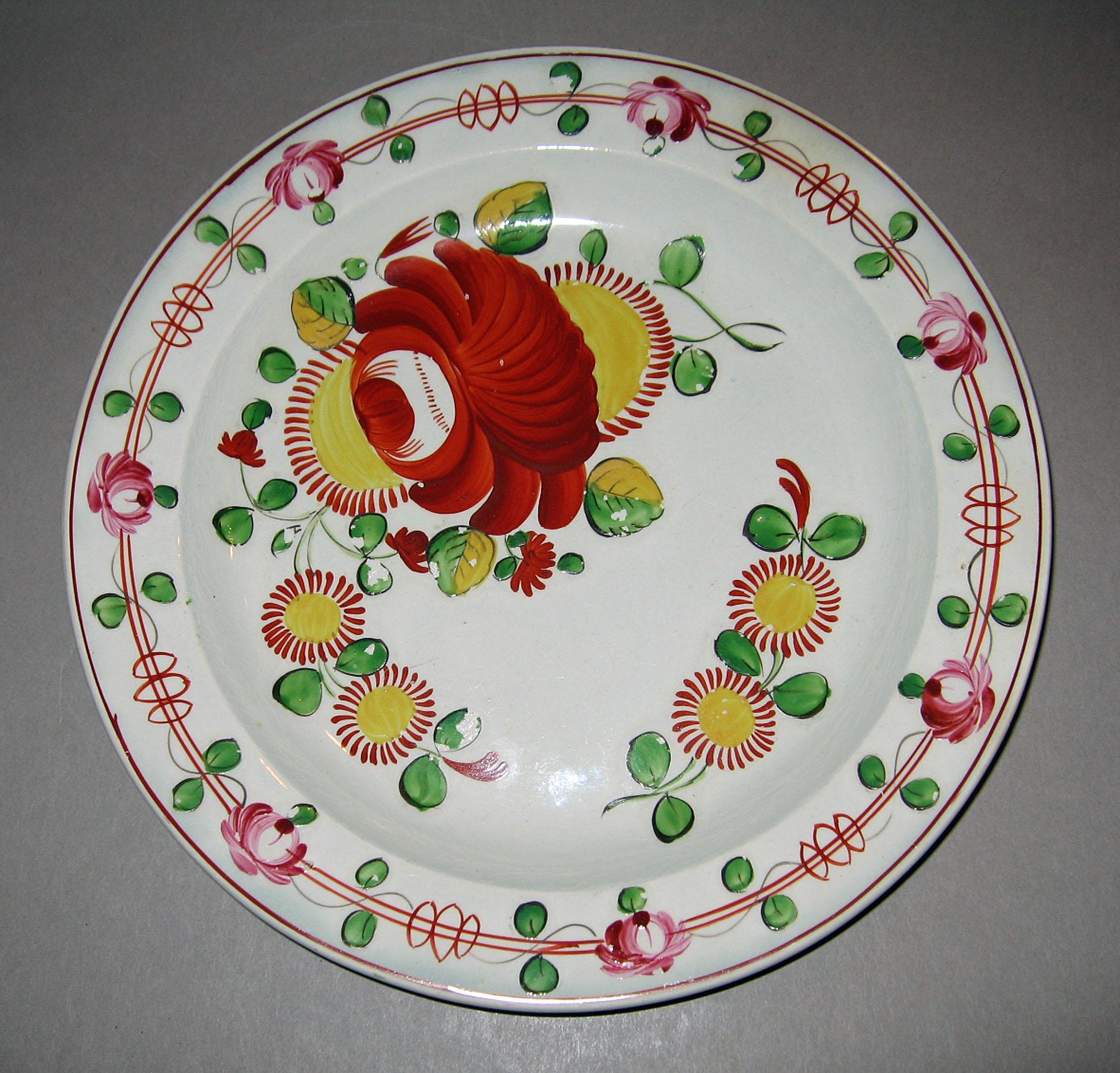 1967.1026.001 Pearlware plate