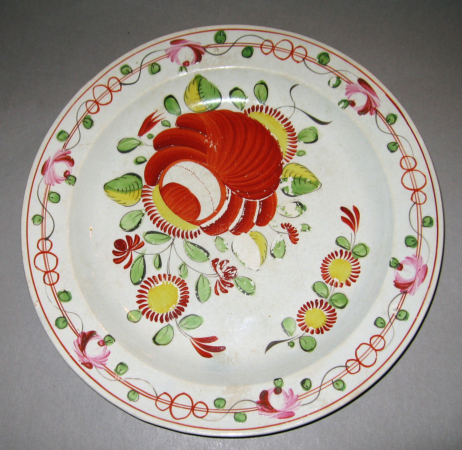 1967.1026.002 Pearlware plate