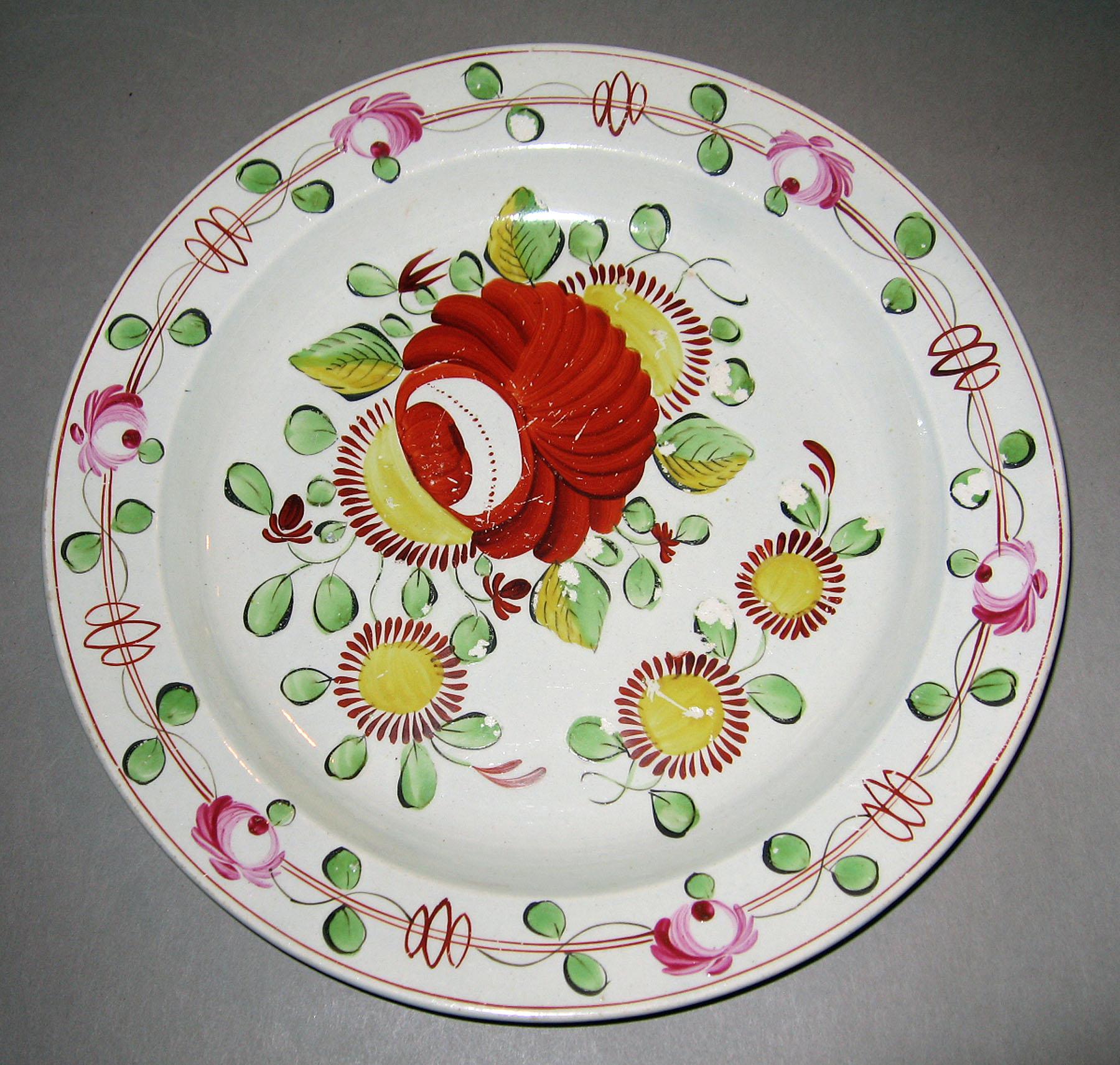 1967.1026.003 Pearlware plate