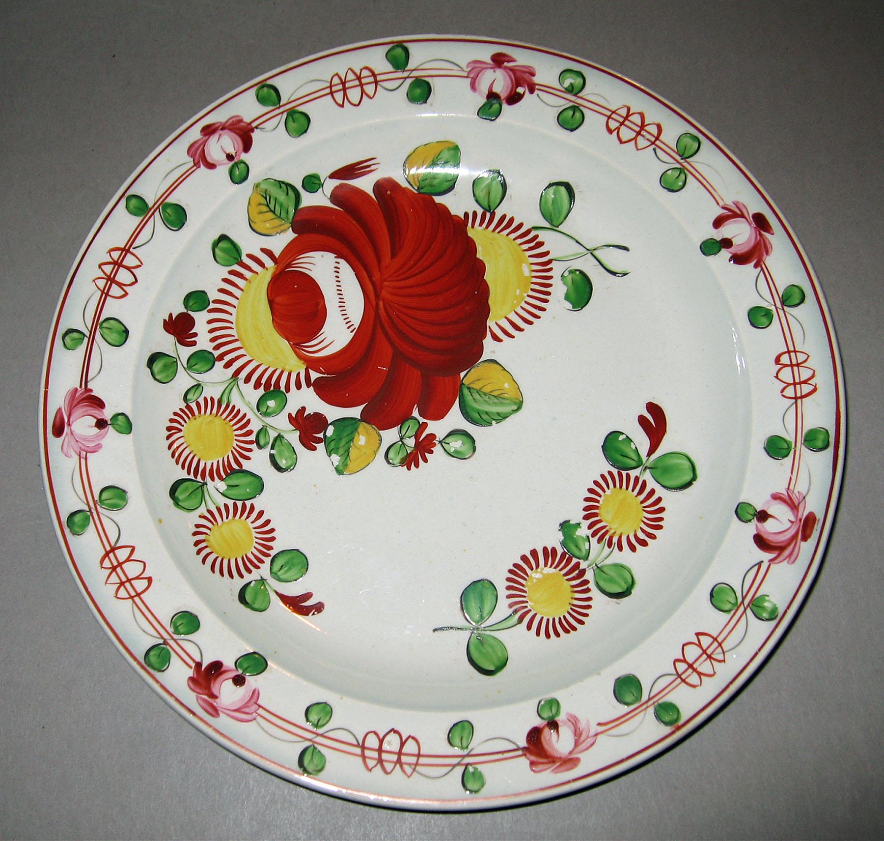 1967.1026.004 Pearlware plate