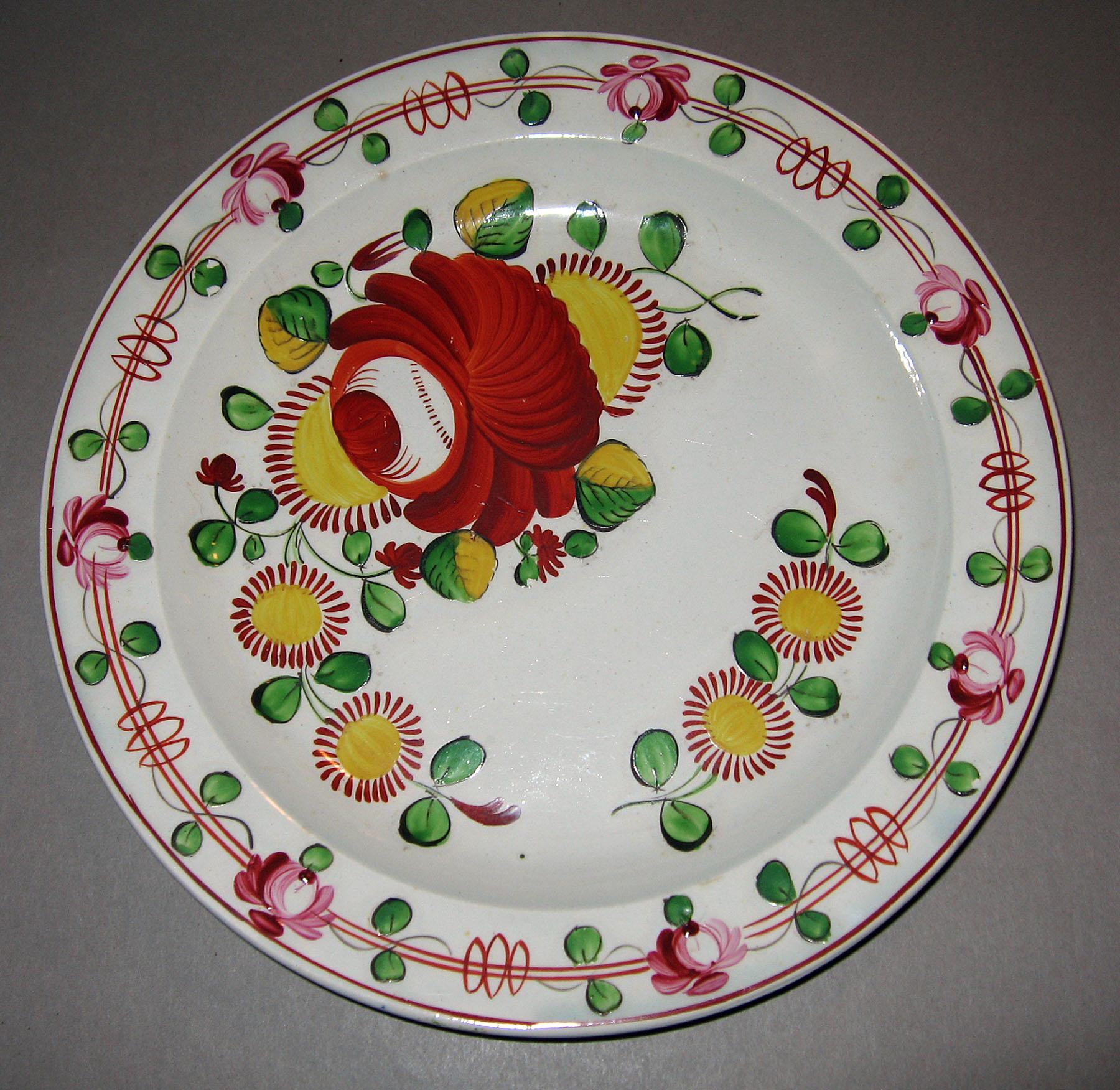 1967.1026.005 Pearlware plate